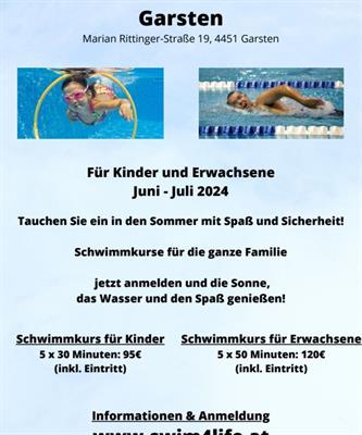 Schwimmkurse für Kinder und Erwachsene